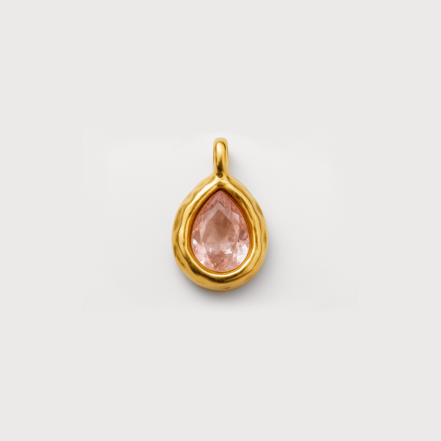 Gold Small Individual Birthstone Charm