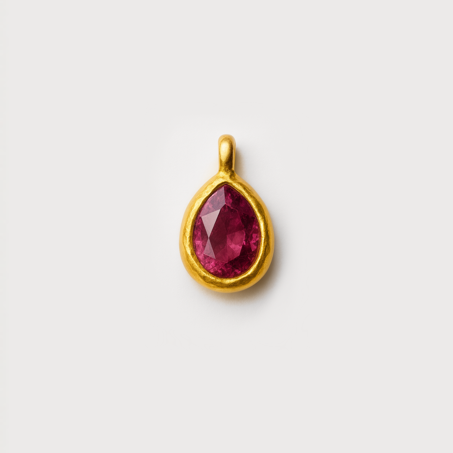 Gold Small Individual Birthstone Charm