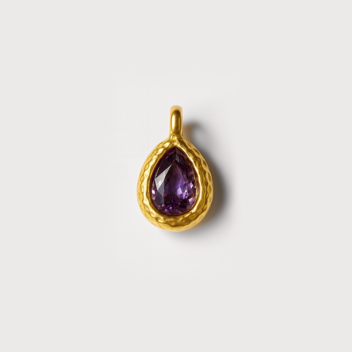 Gold Small Individual Birthstone Charm