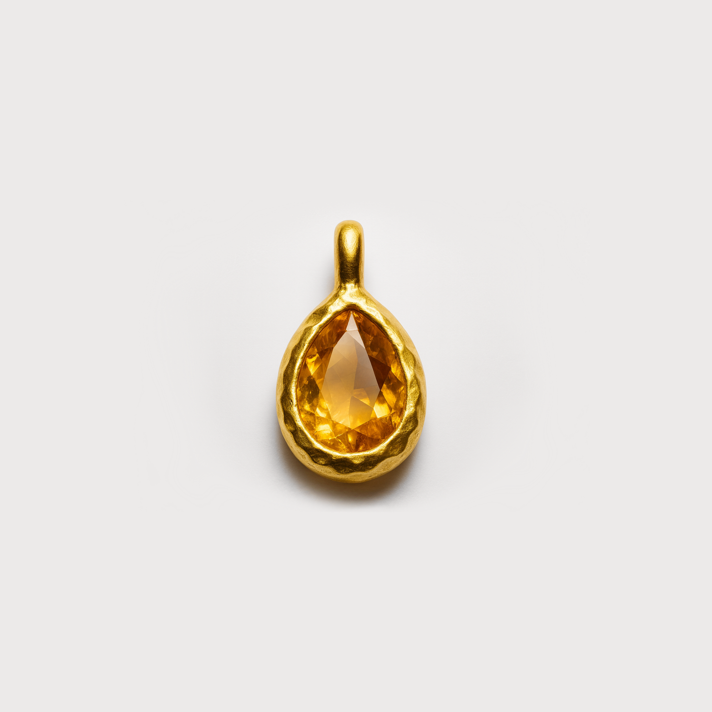 Gold Small Individual Birthstone Charm