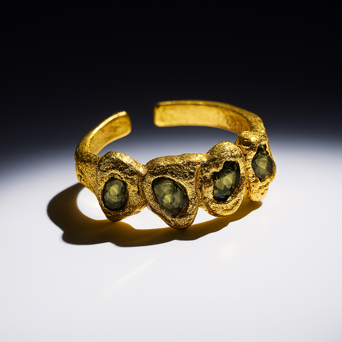 CRUSH gemstone ring - Gold