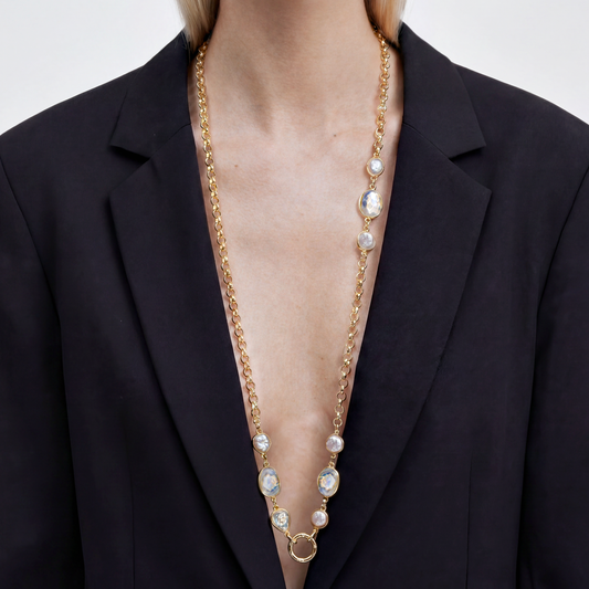 IRIS NECKLACE 3-in-1 - gold